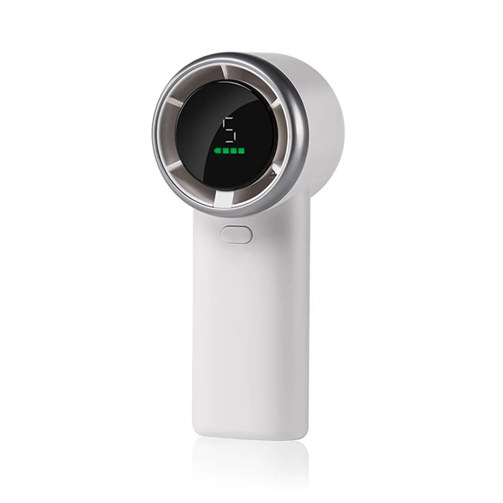 Mini Handheld Fan Powerful Turbo Fan 5 Wind Speeds Personal Fan USB Rechargeable Portable Small Pocket Fan for Outdoor Travel