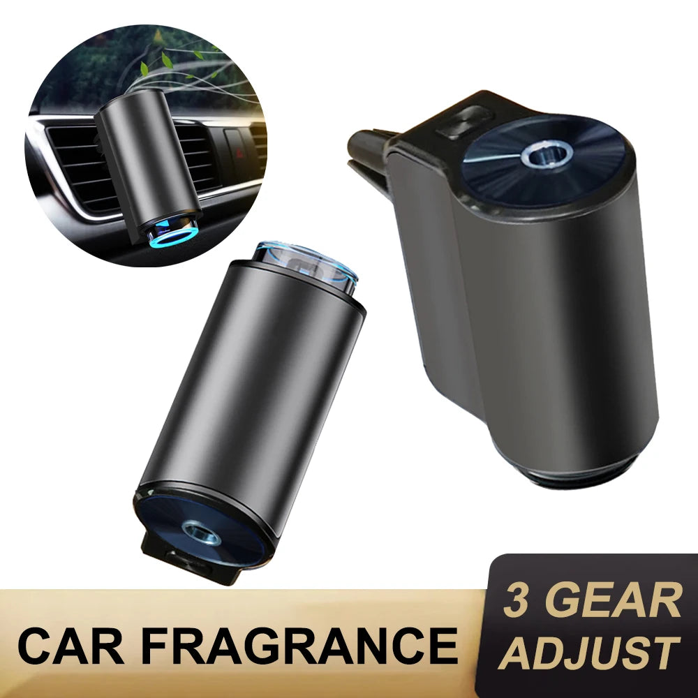 Auto Electric Air Diffuser Aroma Car Air Vent Humidifier Mist Aromatherapy Car Air Freshener Perfume Fragrance Car Accessories