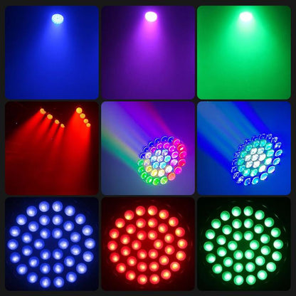 360W 36X10W RGBW 4 in 1 LED Zoom Moving Head Wash Stage Light DMX DJ Party Lighting