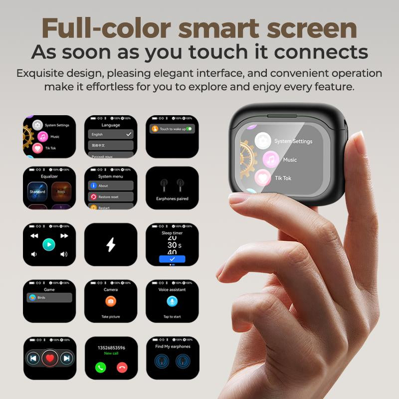 MINISO MS103 - Headphones, Bluetooth Headset (6.0), LED Screen, IPX5 Waterproof, ENC Clear Call, NC Noise Cancelling