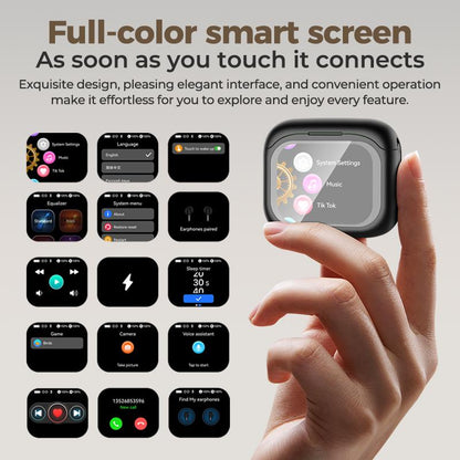 MINISO MS103 - Headphones, Bluetooth Headset (6.0), LED Screen, IPX5 Waterproof, ENC Clear Call, NC Noise Cancelling